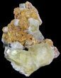Lustrous, Yellow Cubic Fluorite Crystals - Morocco #44883-2